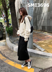 SMI3696 Ribbon long skirt