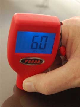 FS688 Auto Auction Paint Meter in Use