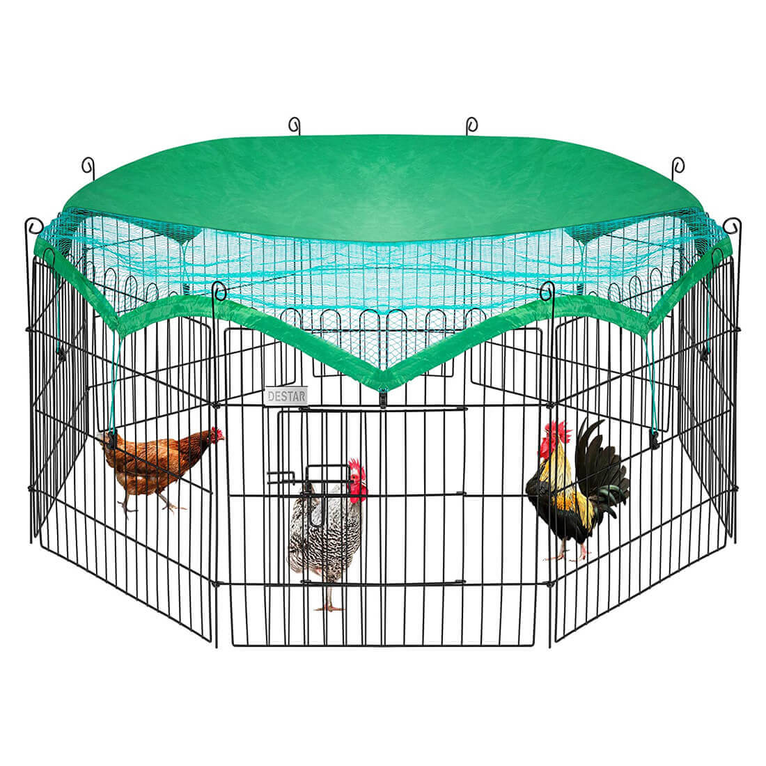 Chicken Kennel Rabbit Exercise Enclosure Outdoor Pet Play Pen Puppy Dog Cat Cage 