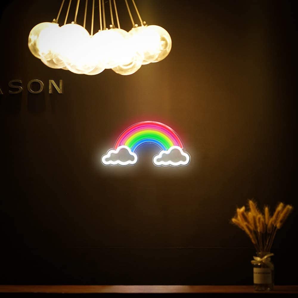 rainbow cloud light