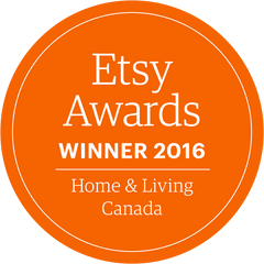 Etsy Award Winner 2016 - Home & Living