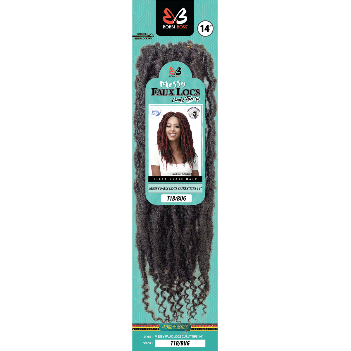 Bobbi Boss: Messy Faux Locs Curly Tips 14&quot; – Beauty Depot O-Store