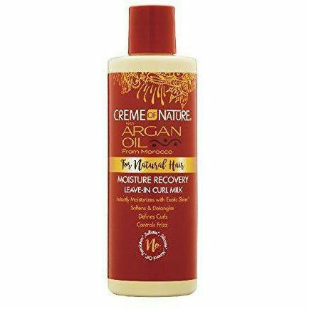 ufravigelige håndtag Prevail Creme of Nature: Argan Oil Moisture Recovery Leave-In Curl Milk 8oz –  Beauty Depot O-Store