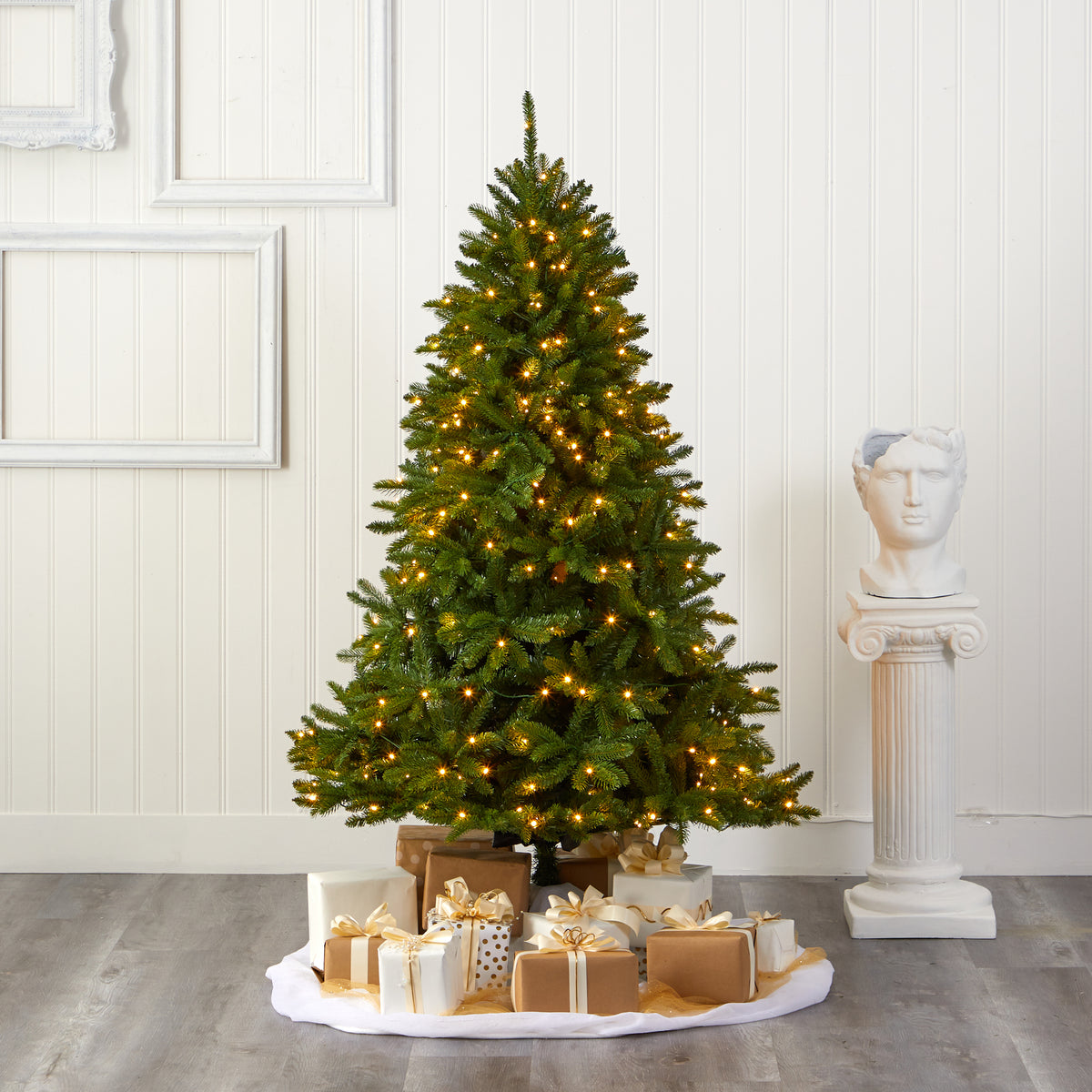 Nearly Natural 6` Sierra Spruce ``Natural Look`` Artificial Christmas –  Uber Bazaar