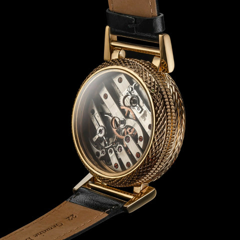 Jules Huguenin pocket watch turned into wristwatch