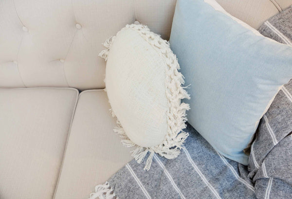 Vintage Chambray Pillow | LIGHT 18x18
