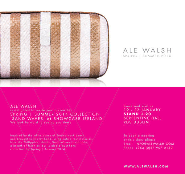 Ale Walsh Handbag Designer at Showcase Ireland 2014