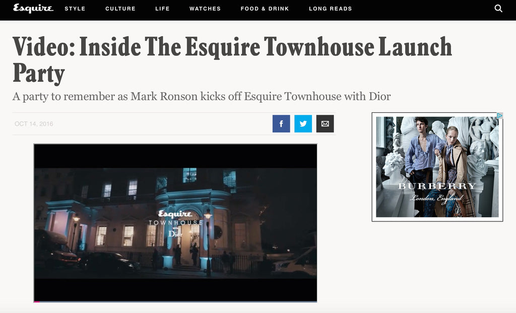 Esquire Townhouse Event October 2016