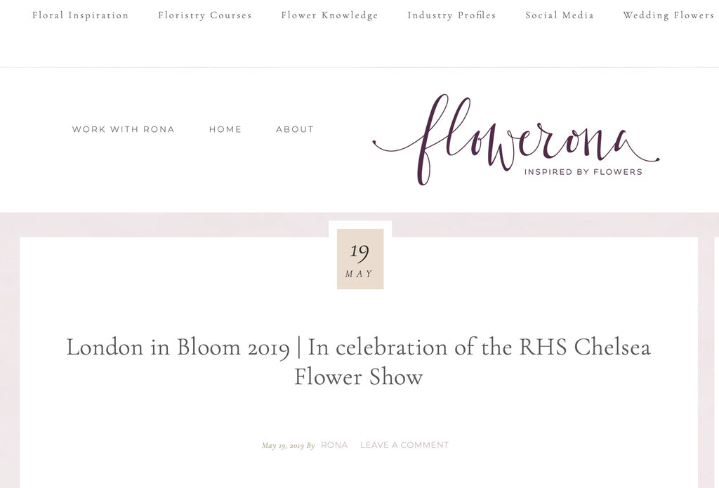 Flowerona 19 May 2019
