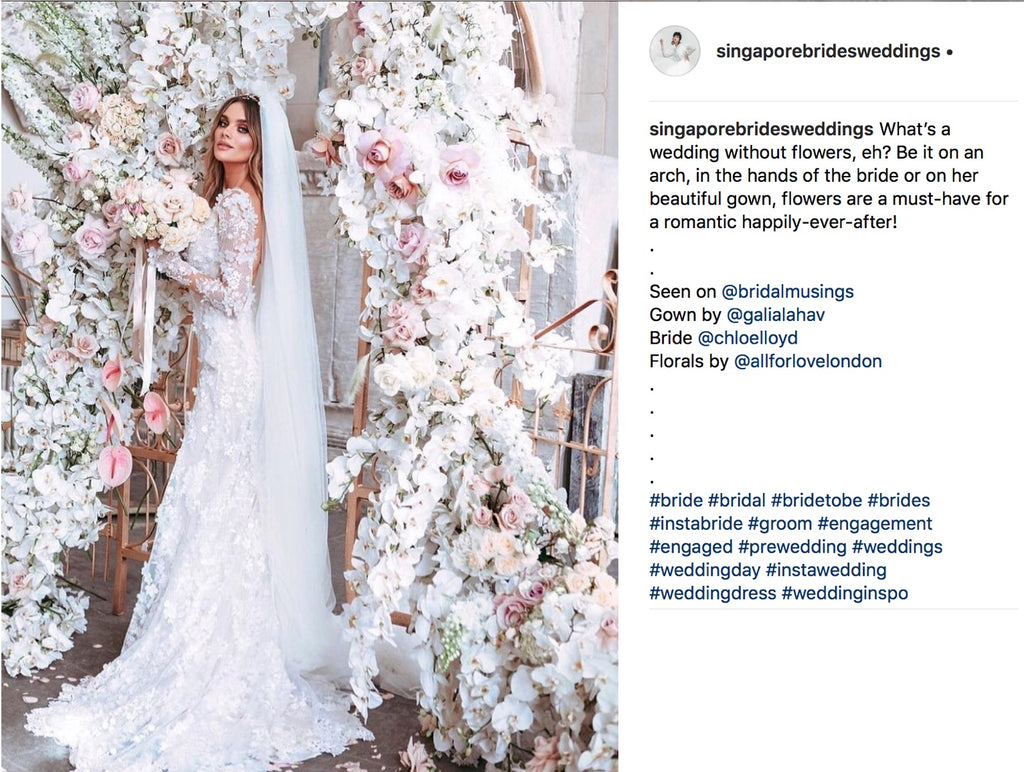 Singapore Brides Instagram November 2018