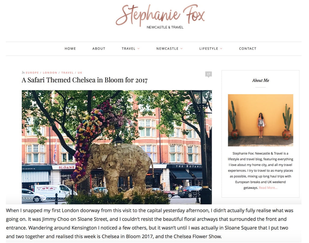 Stephanie Fox Blog May 2017