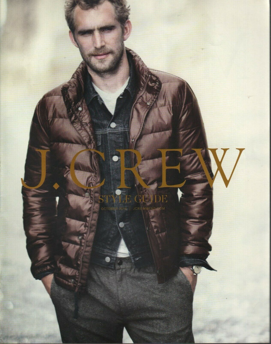 J Crew Fashion Clothing Catalog Men's Style Guide October 2014 39pgs 0