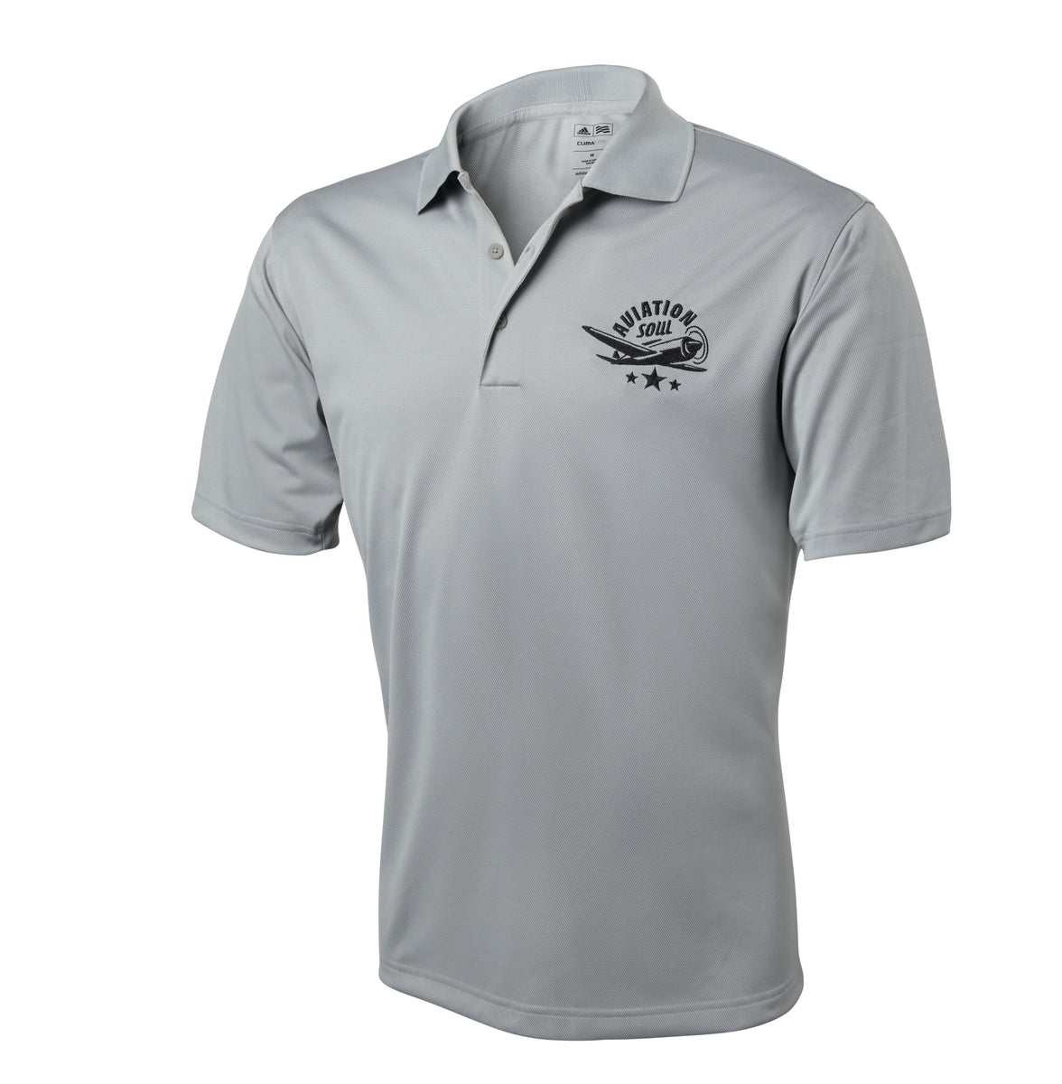 polo shirt with airplane logo