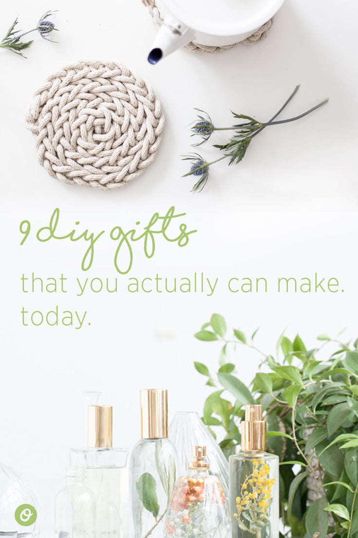 9 DIY gifts that you can actually make yourself