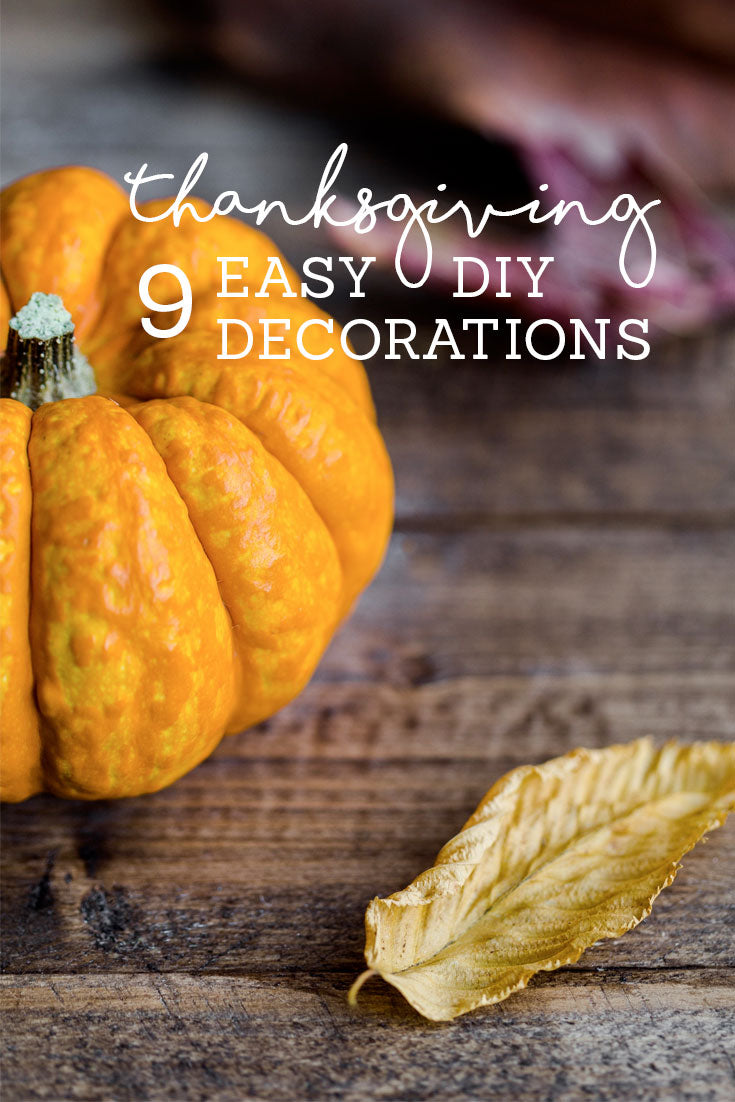 Easy DIY Thanksgiving Decorations by Orchard Street Apparel