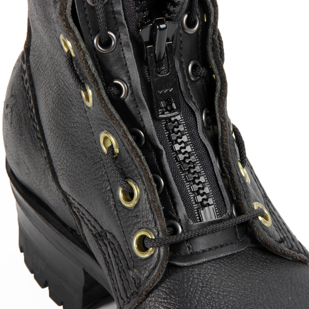 lace up boot zippers