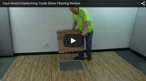 Faux Wood Interlocking Flooring Video Thumbnail