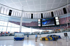 Matrix Frame in NASCAR HOF Lobby