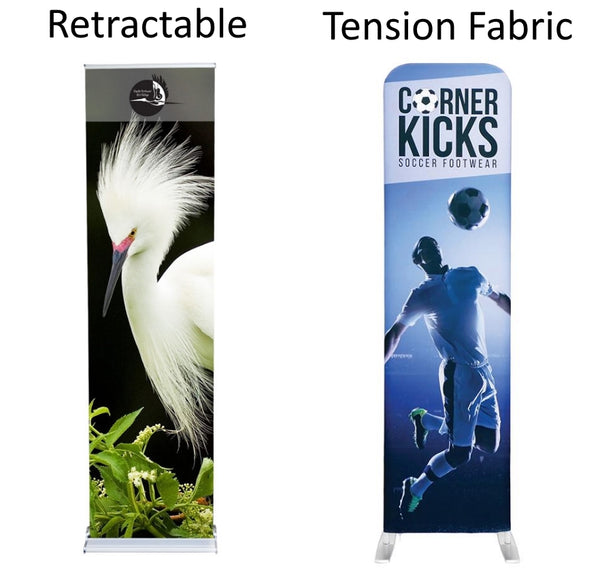 Tension Fabric Banner Stand VS Retractable Banner Stand