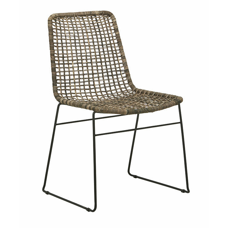 open weave dining chair