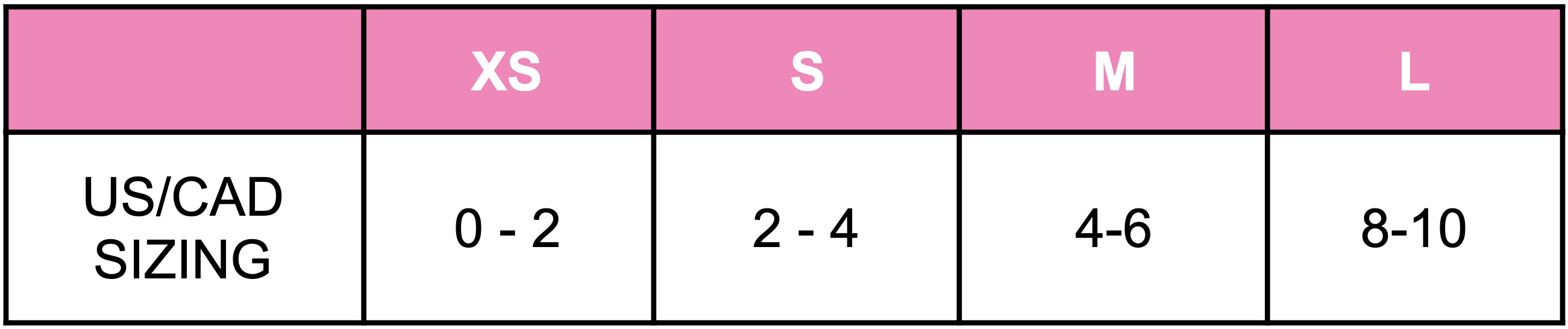 Size Guide for Freddy Tops