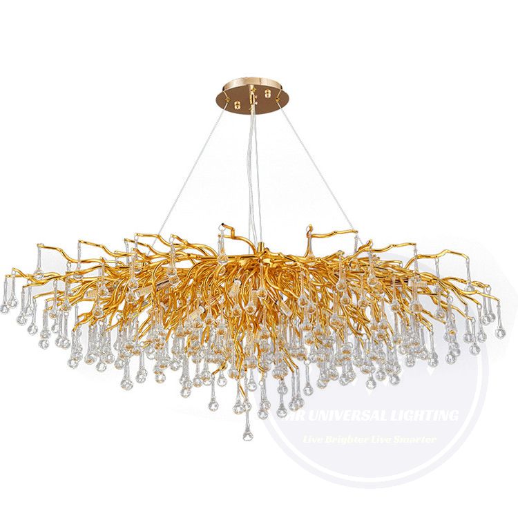 gold chandelier