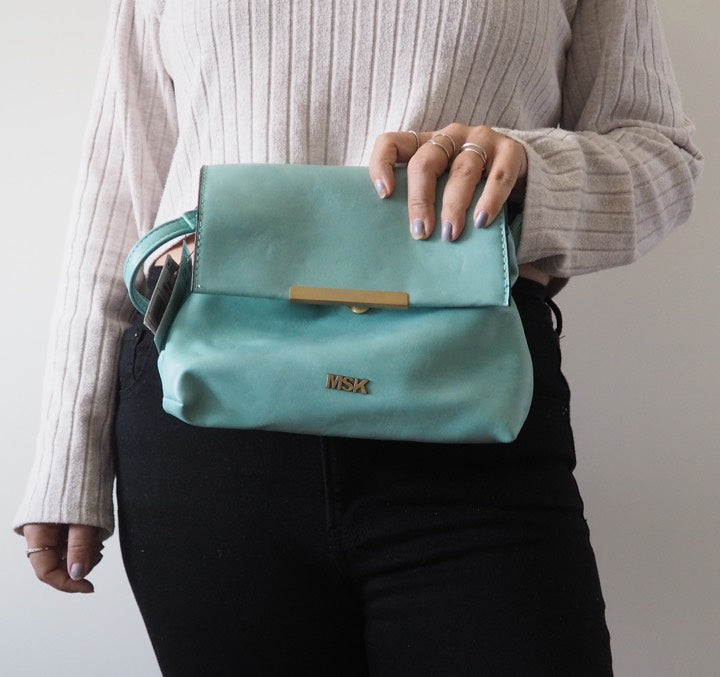 Bolso bandolera azul pastel Misako –