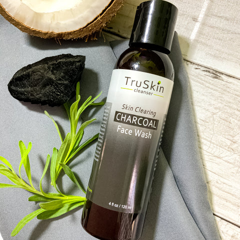 truskin skin clearing charcoal face wash