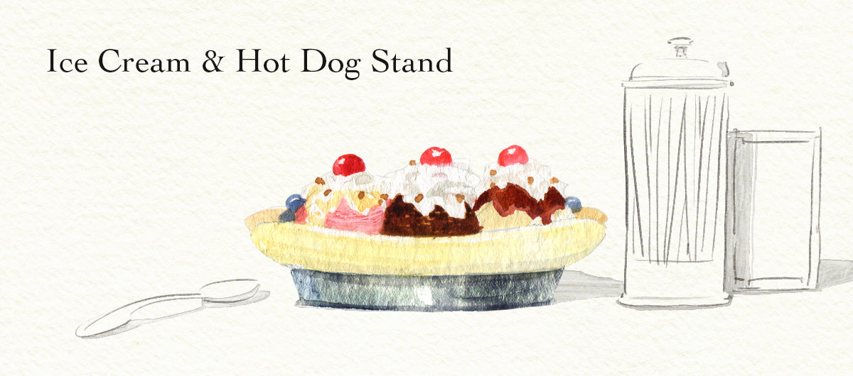 Ice Cream & Hot Dog Stand by Felix Doolittle