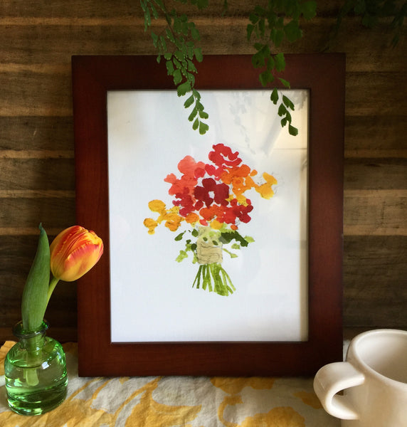 Art Print - Kitchen Flowers