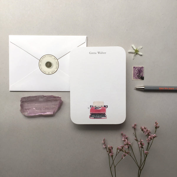 Small Note Cards | Retro Typewriter