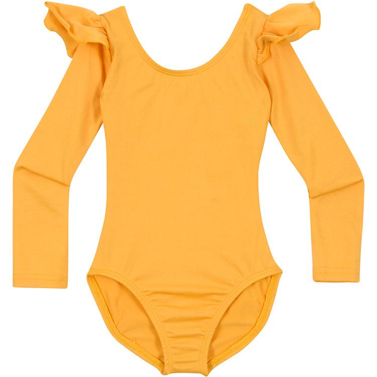 yellow dance leotard