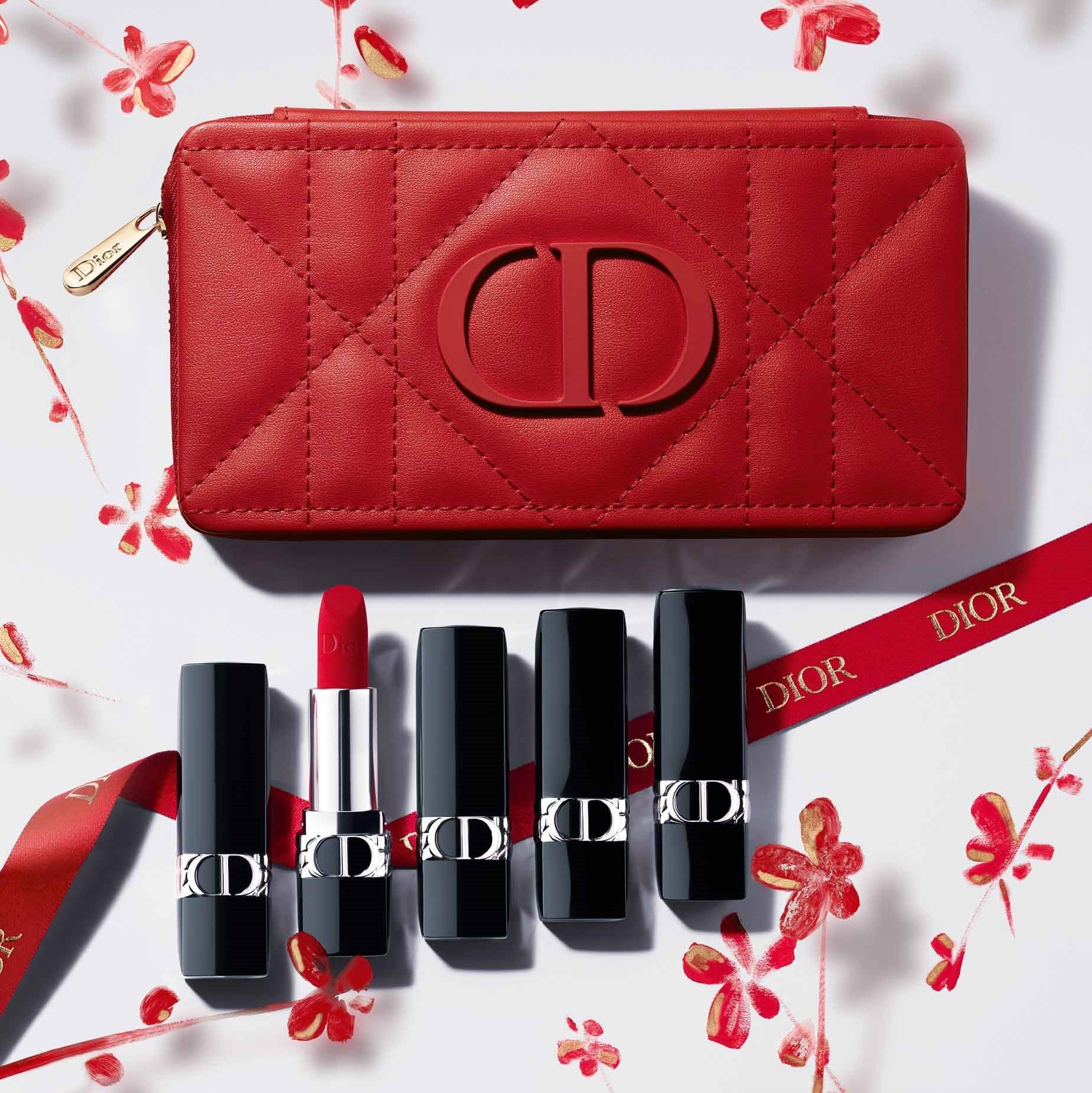 dior rouge kiss & love code couture lipstick set