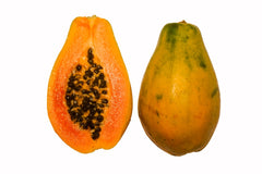 papaya on skin