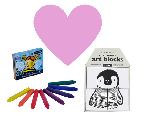 Beeswax Filana Crayons - Play Blocks from Wee Gallery