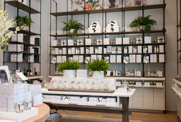 The white company elan flowers nyc grand opening 