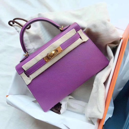 hermes kelly purple