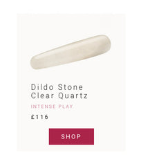 dildo stone clear quarz