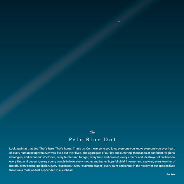 Pale Blue Dot Quote | and