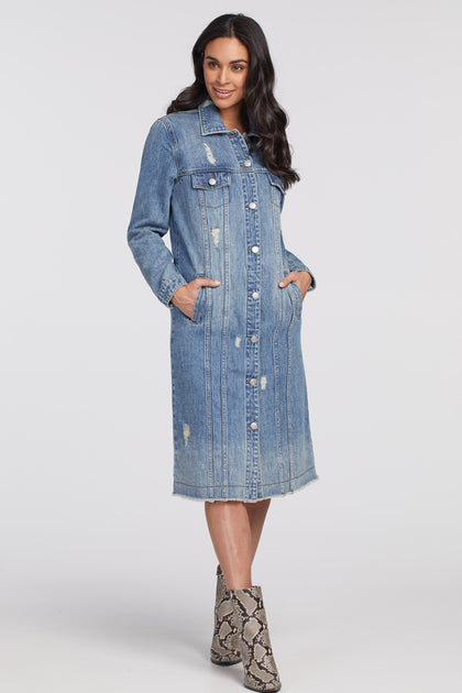Hindre jage mobil Denim Duster – Simply Tall