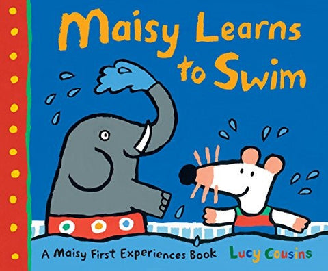Maisy takes swimming lessons to learn to swim at the pool