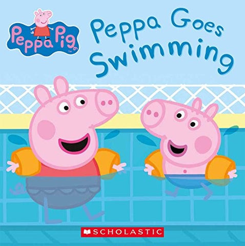 Peppa Pig takes swim lessons and goes swimming 