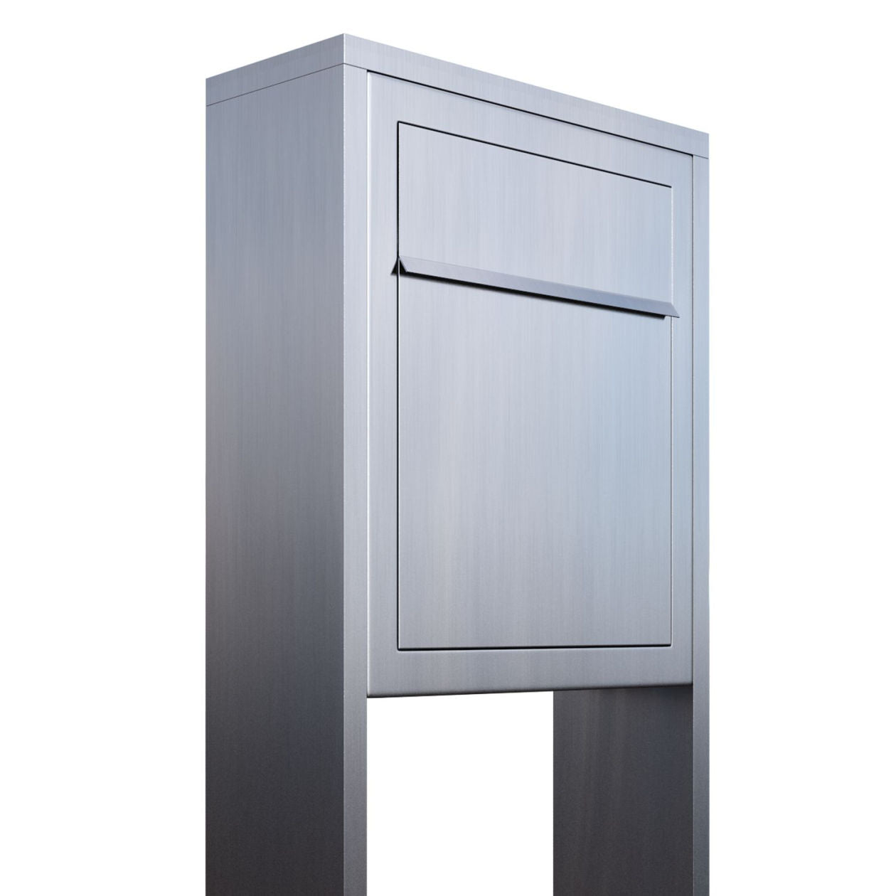 geest terug Jongleren STAND BASE by Bravios - Modern post-mounted stainless steel mailbox