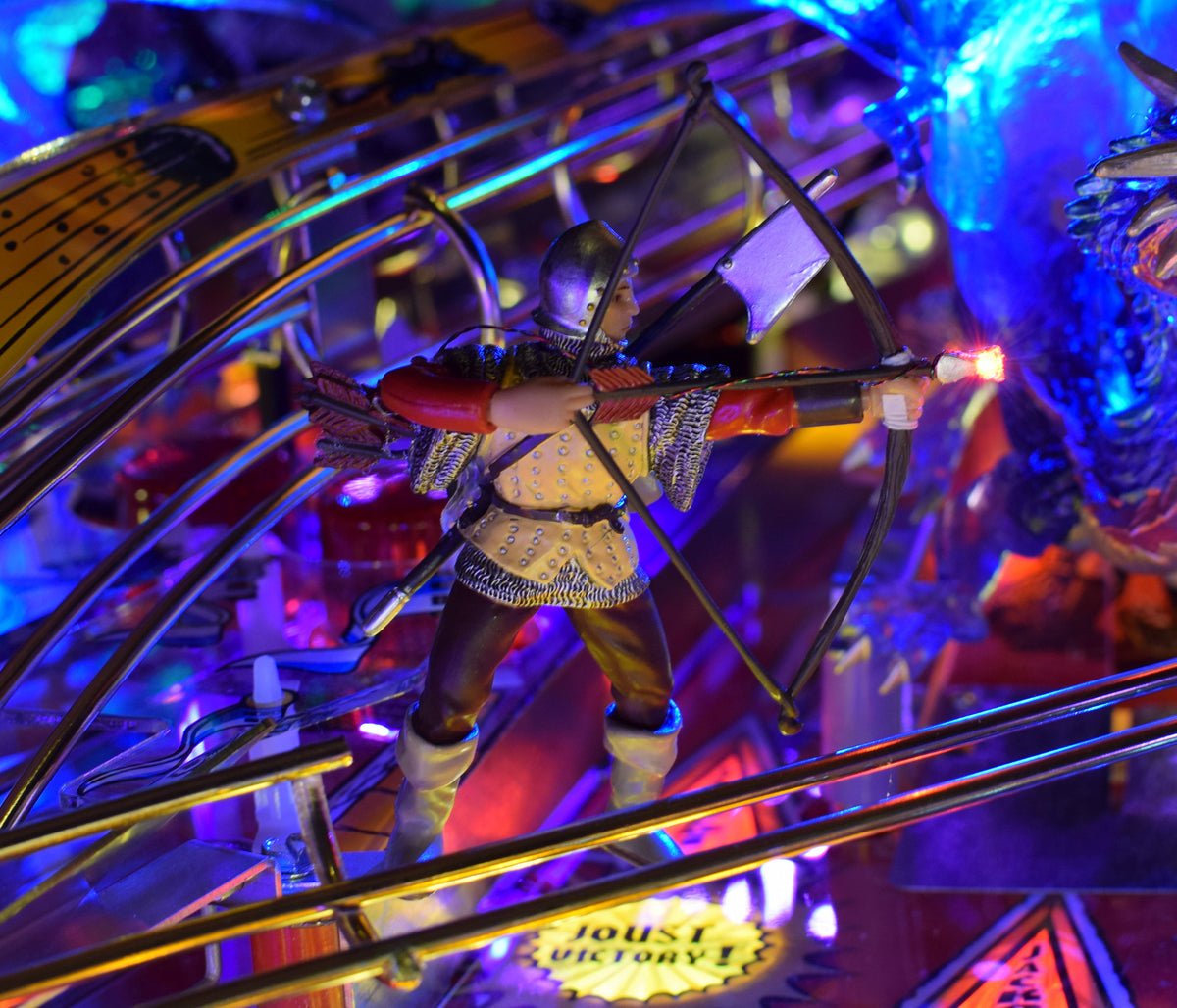 Medieval Madness Pinball Machine Lighted Archer Mod