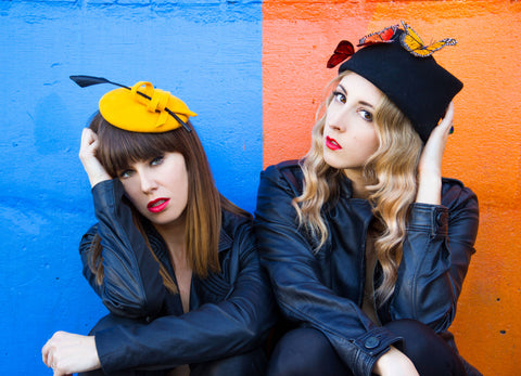 Bard & Paul Lookbook Dare to Wear The Feathered Head vintage hats & fascinators