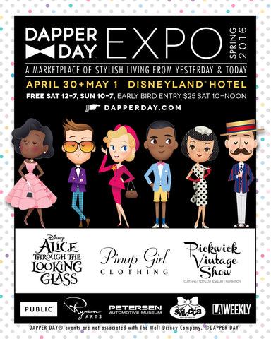 The Feathered Head at Disney Dapper Day Expo April 30 May 1