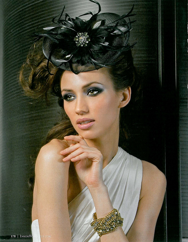 Inside Weddings Magazine The Feathered Head Bridal Wedding Feature