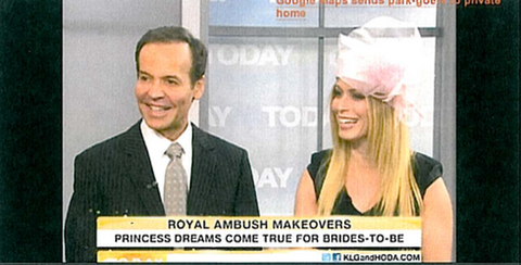 Today Show Kathie Lee Hoda The Feathered Head Royal Wedding Makeover Ambush