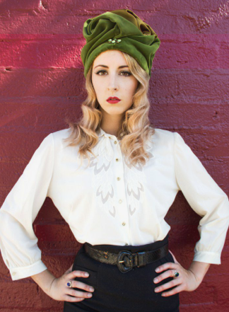 The Feathered Head Green Velvet Vintage Jessamyn Turban Hat How to Wear Fall's Most Fashionable Hats LiveAbout.com