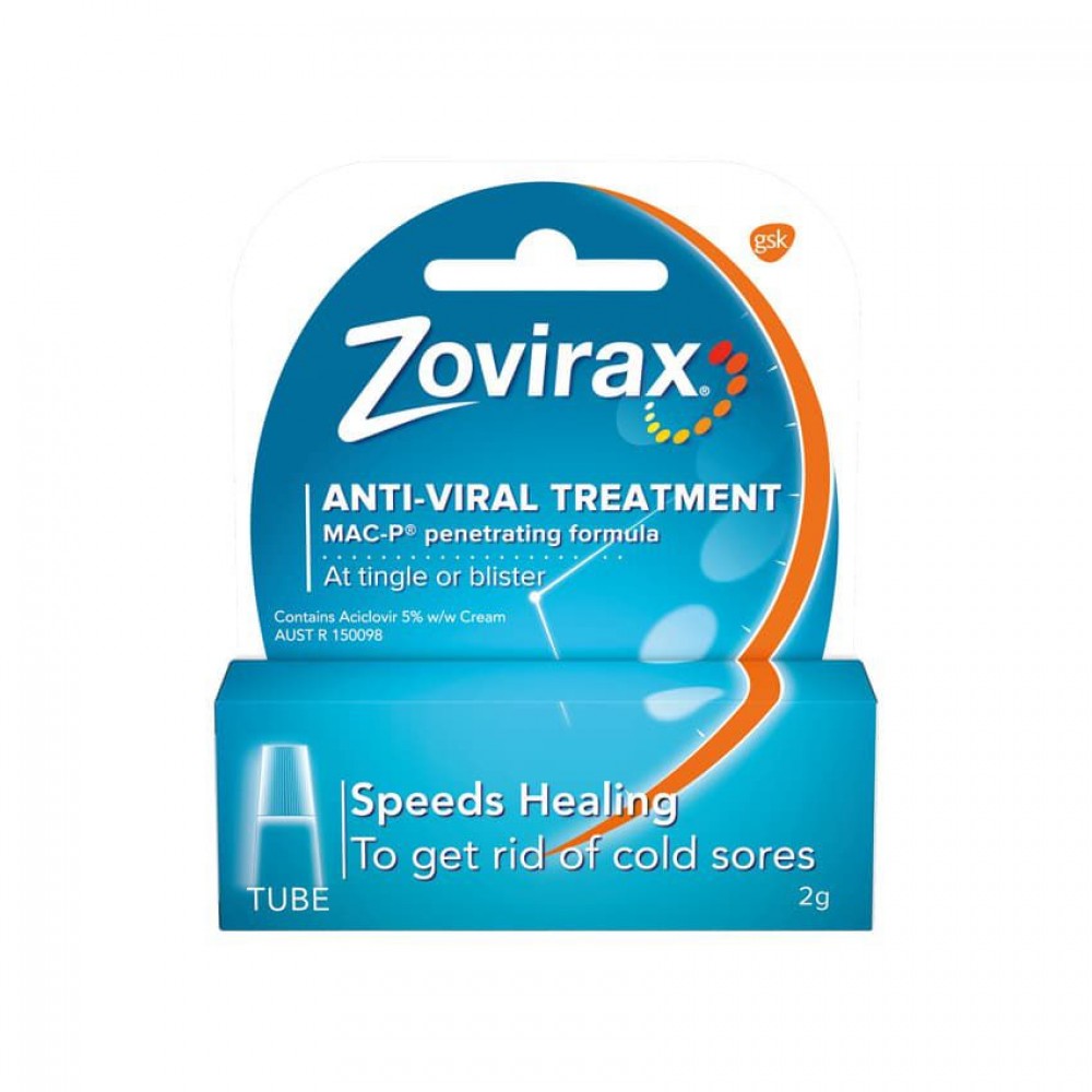 Zovirax Cold Sore Cream Tube 2g Thechemistnz 7980